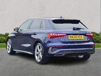 Used Audi A3 S-Line 110 HP (80 kW) 2024 Blue Hatchback