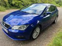 Begagnad Seat Leon SE Dynamic 115 HK (84 kW) 2019 Blå Halvkombi