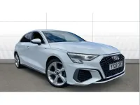 Used Audi A3 S-Line 147 HP (108 kW) 2023 White Sedan
