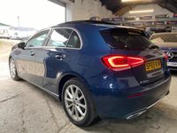 Used Mercedes A180 Premium Plus 116 HP (85 kW) 2019 Blue Hatchback