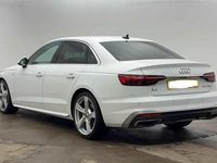 Used Audi A4 S-Line 150 HP (110 kW) 2022 White Sedan