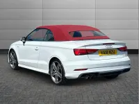 Used Audi A3 Cabriolet S-Line 147 HP (108 kW) 2018 White Cabriolet
