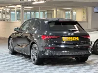 Begagnad Audi A3 Sportback Black Edition 150 HK (110 kW) 2022 Svart Halvkombi