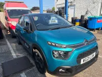 Used Citroën C3 PureTech 81 HP (59 kW) 2021 Blue Hatchback
