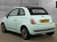 Used Fiat 500 69 HP (50 kW) 2014 Green Cabriolet