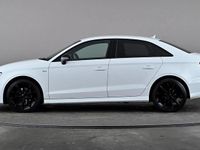 Used Audi A3 Black Edition 116 HP (85 kW) 2018 White Sedan