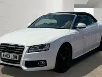 Used Audi A5 Cabriolet S-Line 2011 White Cabriolet