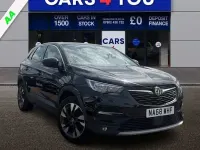 Used Vauxhall Grandland X Sport 131 HP (96 kW) 2018 Black SUV