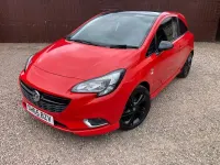 Used Vauxhall Corsa Edition 90 HP (66 kW) 2015 Red Hatchback