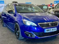 Used Peugeot 308 GT-line 2015 Blue Estate