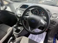 Used Ford Fiesta Zetec 2014 Blue Hatchback