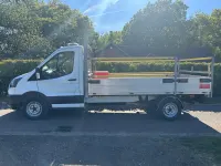 Used Ford Transit S 130 HP (95 kW) 2019 White Cabriolet