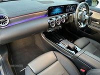 Used Mercedes CLA250 AMG Line Premium Plus 224 HP (164 kW) 2021 Blue Sedan