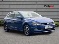 Used VW Polo Match 94 HP (69 kW) 2021 Blue Hatchback