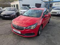 Used Vauxhall Astra Elite 160 HP (117 kW) 2017 Red Hatchback