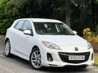 Used Mazda 3 105 HP (77 kW) 2013 White Hatchback