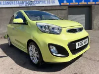 Used Kia Picanto 84 HP (61 kW) 2012 Green Hatchback