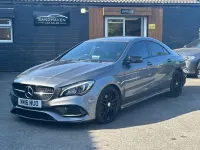 Used Mercedes CLA220 AMG line 177 HP (130 kW) 2016 Grey Coupe