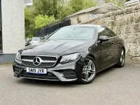 Used Mercedes E300 AMG line 245 HP (180 kW) 2019 Black Coupe