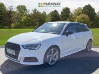 Used Audi S3 Sportback Black Edition 2017 White Hatchback