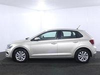 Used VW Polo SE 75 HP (55 kW) 2018 Silver Hatchback