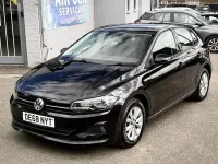 Used VW Polo SE 65 HP (47 kW) 2018 Black Hatchback