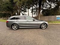 Used Mercedes C220 AMG line 170 HP (125 kW) 2017 Grey Estate