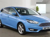 Used Ford Focus Zetec 125 HP (91 kW) 2017 Blue Hatchback