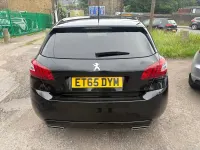 Used Peugeot 308 GT-line 120 HP (88 kW) 2016 Black Hatchback