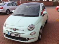 Used Fiat 500 Lounge 69 HP (50 kW) 2017 Green Hatchback
