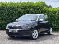 Used Skoda Fabia Colour Edition 95 HP (69 kW) 2018 Black Hatchback