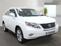 Used Lexus RX450h 2010 White SUV