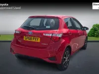 Used Toyota Yaris Hybrid 101 HP (74 kW) 2019 Red Hatchback