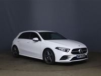 Used Mercedes A180 AMG line 136 HP (100 kW) 2020 White Hatchback