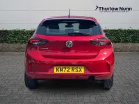 Used Vauxhall Corsa Design Edition 75 HP (55 kW) 2022 Crimson red Hatchback