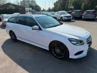 Used Mercedes E220 AMG Line Premium Plus 2014 White Estate