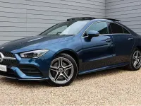 Used Mercedes CLA250e AMG line 2022 Blue Coupe