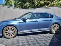 Used VW Passat R-line 150 HP (110 kW) 2018 Blue Sedan