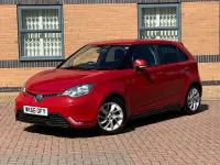 Used MG MG3 106 HP (77 kW) 2016 Red Hatchback
