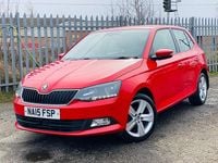 Used Skoda Fabia SE L 90 HP (66 kW) 2015 Red Hatchback