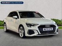 Used Audi A3 S-Line 147 HP (108 kW) 2022 White Sedan