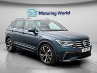 Used VW Tiguan R-line 150 HP (110 kW) 2022 Blue SUV