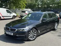 Used BMW 520 190 HP (139 kW) 2018 Black Estate