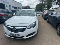 Used Vauxhall Insignia SRi 134 HP (98 kW) 2016 White Estate