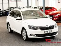 Used Skoda Fabia SE L 110 HP (80 kW) 2015 White Estate