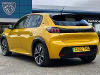 Used Peugeot e-208 GT 100 kW (136 HP) 2022 Yellow Hatchback