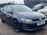 Used VW Golf VII SE 122 HP (89 kW) 2014 Blue Hatchback