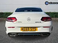 Used Mercedes C220 AMG line 2020 White Coupe