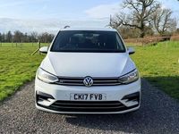 Used VW Touran R-line 150 HP (110 kW) 2017 White MPV