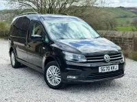 Begagnad VW Caddy Life 2020 Svart Minibuss